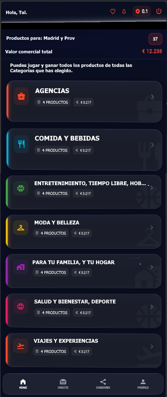 Selección de Intereses