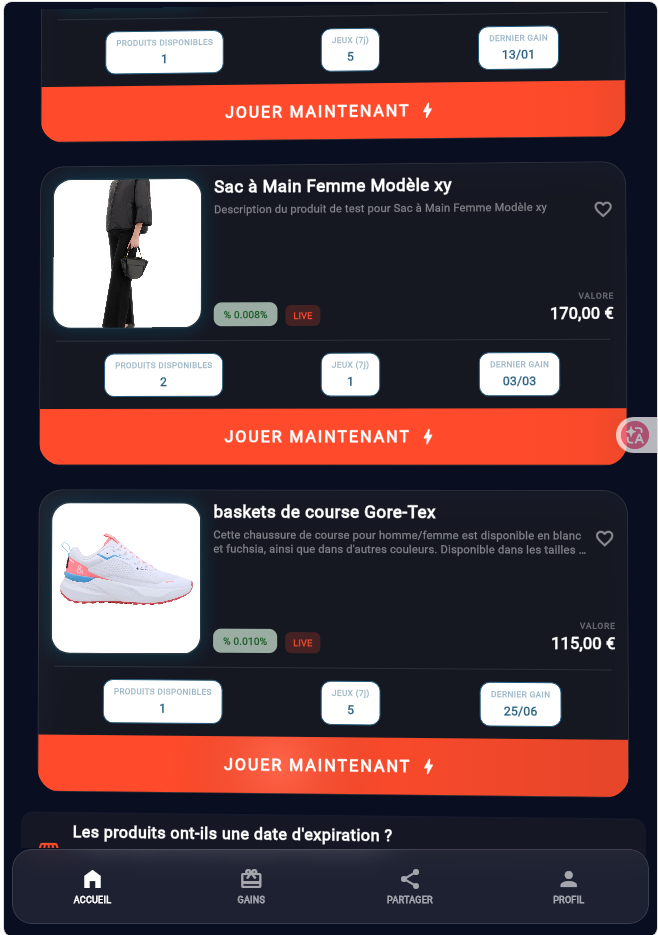 La Vitrine Produits